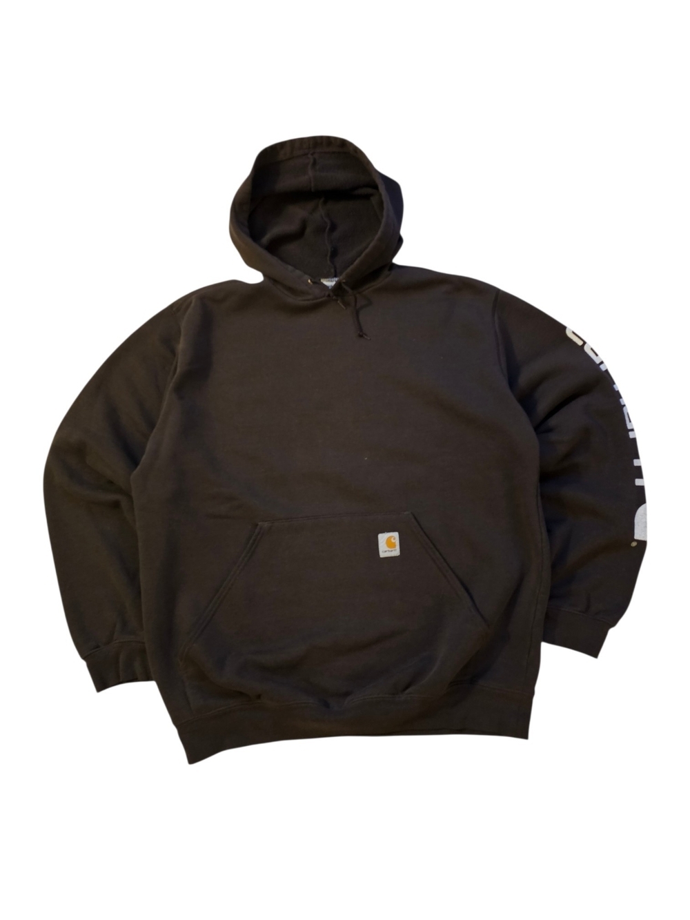 Vintage Carhartt Men’s Brown Pullover Hoodie